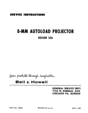 Bell & Howell projector 256